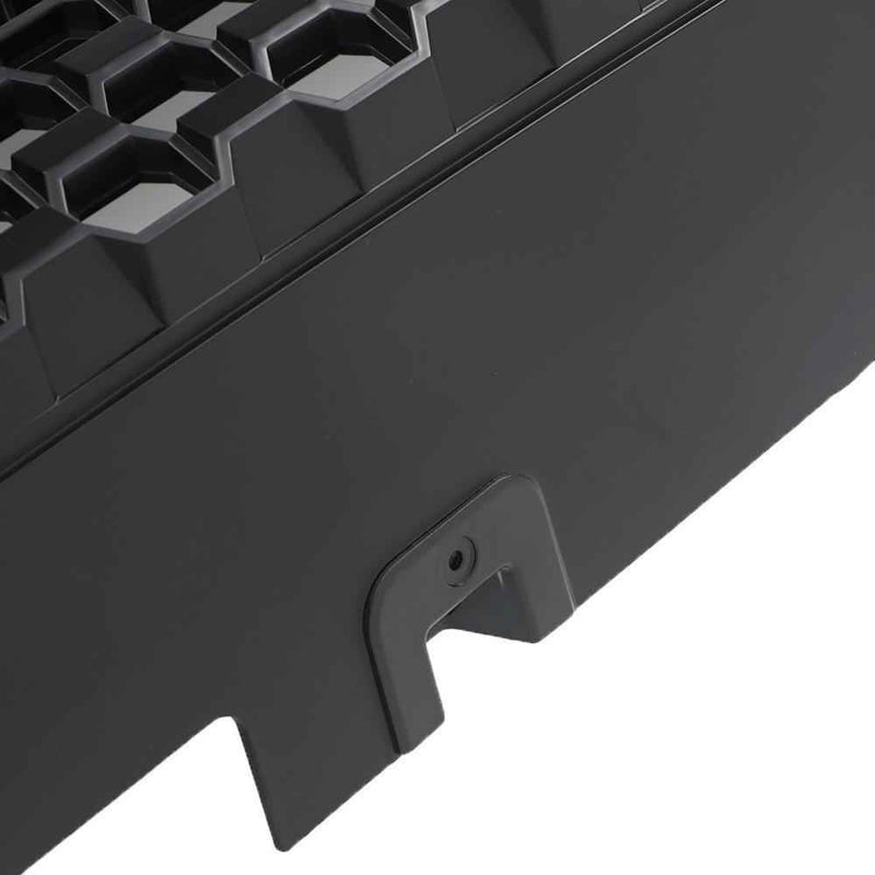 DURAFORCE For Toyota Tundra 2014-2020 Hood Bulge Molding Grill+Front Grille Glossy Black