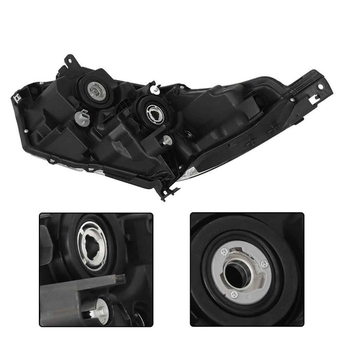 DURAFORCE Halogen w/LED DRL Headlights Replacement Pair For Honda Hrv Hr-V 2019 2020 2021