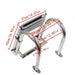 DURAFORCE Durable 4 Step Stainless Steel Telescoping Boat Ladder Foldable Premium USA