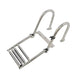 DURAFORCE Durable 4 Step Stainless Steel Telescoping Boat Ladder Foldable Premium USA