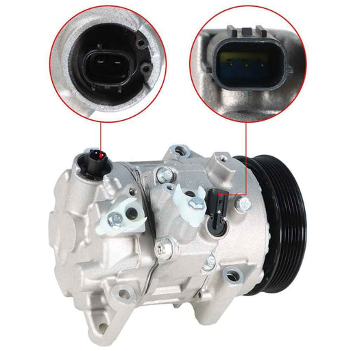 DURAFORCE Front A/C Compressor + Clutch 883100R014 For Toyota Camry RAV4 2.5L l4 GAS DOHC