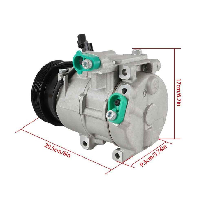 DURAFORCE AC Compressor For Kia Forte / Forte Koup / Forte5 EX LX SX 2.0L 2.4L 2010-2013