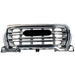 DURAFORCE Grill Front Upper Bumper Grille Chrome For GMC Sierra 1500 SLT 2019 2020 2021