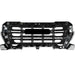 DURAFORCE Grill Front Upper Bumper Grille Chrome For GMC Sierra 1500 SLT 2019 2020 2021
