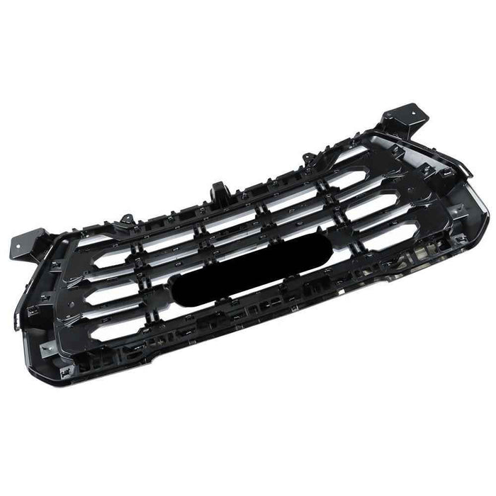 DURAFORCE Grill Front Upper Bumper Grille Chrome For GMC Sierra 1500 SLT 2019 2020 2021