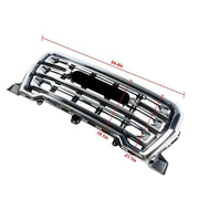 DURAFORCE Grill Front Upper Bumper Grille Chrome For GMC Sierra 1500 SLT 2019 2020 2021