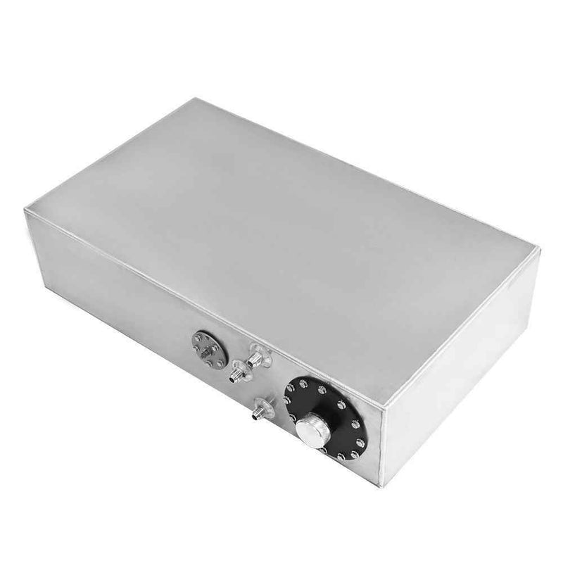 DURAFORCE 17 Gallon/64L Slim Aluminum Race/Drift Fuel Cell Gas Tank+Level Sender