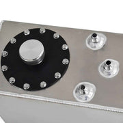 DURAFORCE 17 Gallon/64L Slim Aluminum Race/Drift Fuel Cell Gas Tank+Level Sender