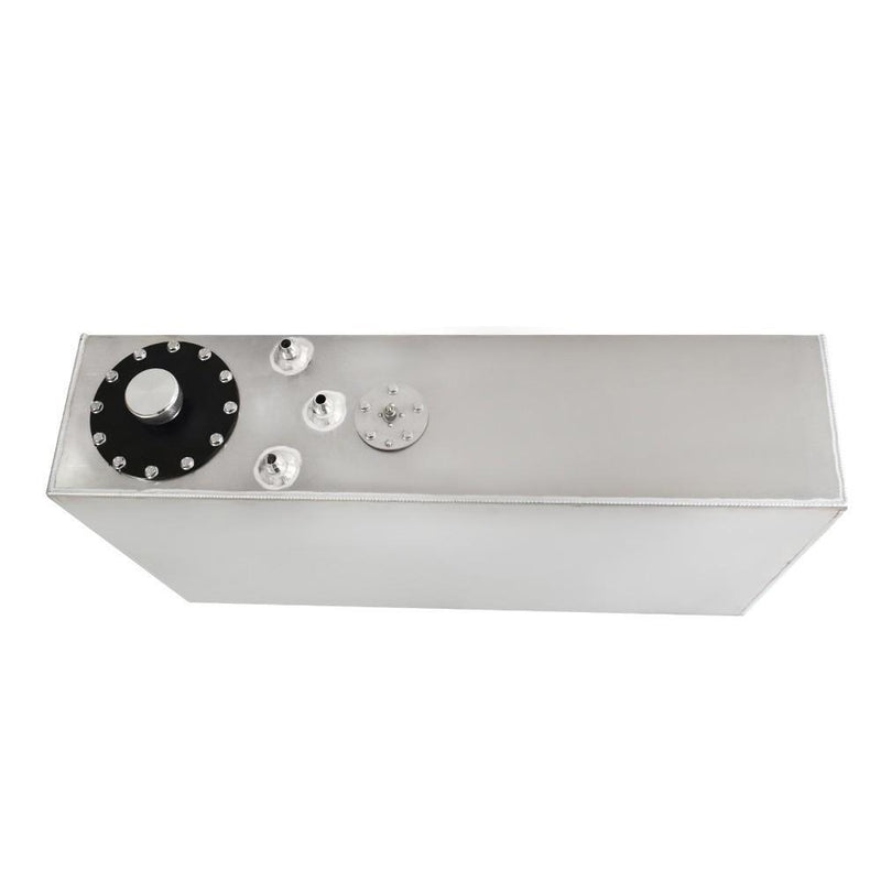 DURAFORCE 17 Gallon/64L Slim Aluminum Race/Drift Fuel Cell Gas Tank+Level Sender