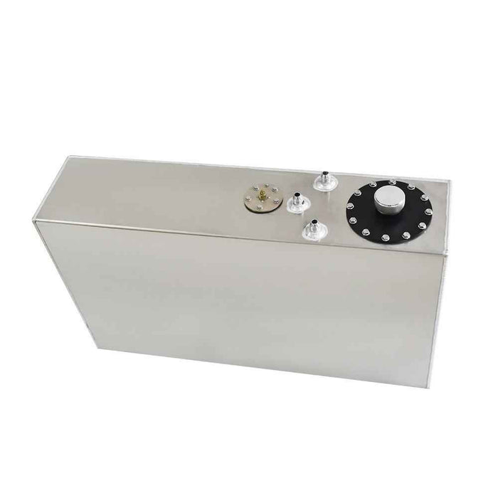 DURAFORCE 17 Gallon/64L Slim Aluminum Race/Drift Fuel Cell Gas Tank+Level Sender