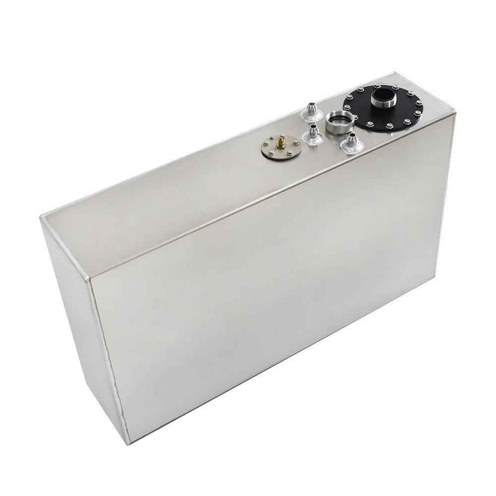 DURAFORCE 17 Gallon/64L Slim Aluminum Race/Drift Fuel Cell Gas Tank+Level Sender
