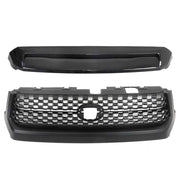 DURAFORCE For Toyota Tundra 2014-2020 Front Grille Glossy Black&Hood Bulge Molding Grill