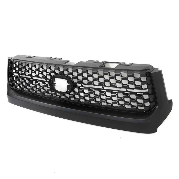 DURAFORCE For Toyota Tundra 2014-2020 Front Grille Glossy Black&Hood Bulge Molding Grill