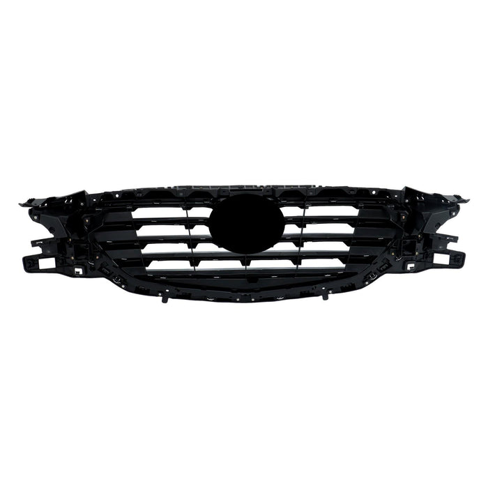 DURAFORCE Front Bumper Upper Grille For Mazda CX9 2016-22 Plastic Black+Chrome TK49-50712