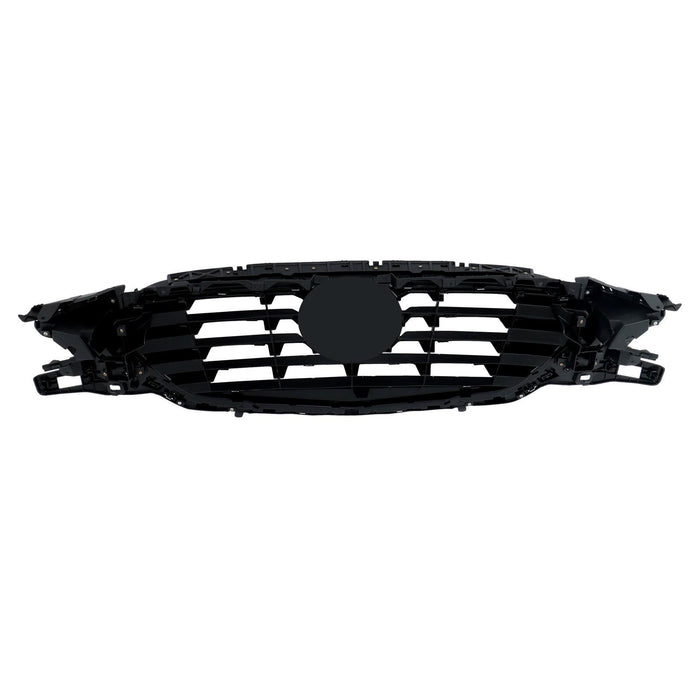 DURAFORCE Front Bumper Upper Grille For Mazda CX9 2016-22 Plastic Black+Chrome TK49-50712