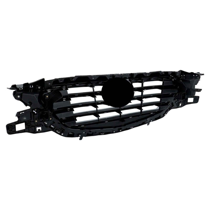 DURAFORCE Front Bumper Upper Grille For Mazda CX9 2016-22 Plastic Black+Chrome TK49-50712