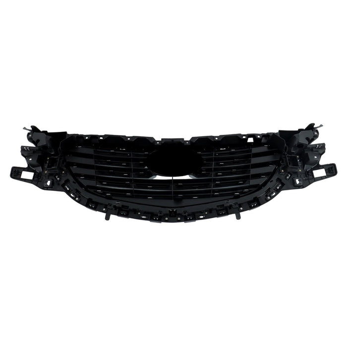 DURAFORCE Front Bumper Upper Grille For Mazda CX9 2016-22 Plastic Black+Chrome TK49-50712