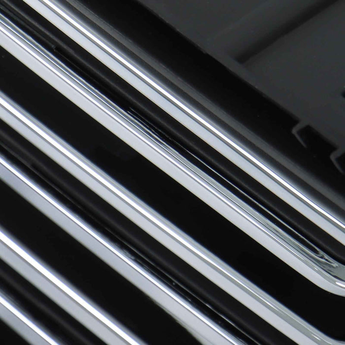 DURAFORCE Front Bumper Upper Grille For Mazda CX9 2016-22 Plastic Black+Chrome TK49-50712