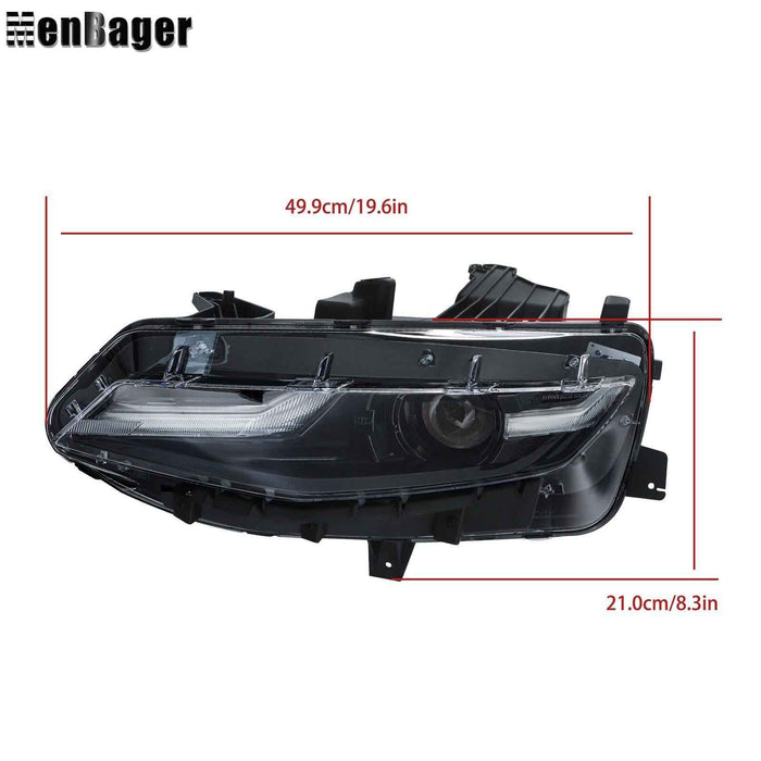 DURAFORCE For 2019-2024 Chevrolet Chevy Camaro LH/Left Headlight Replacement LED Housing