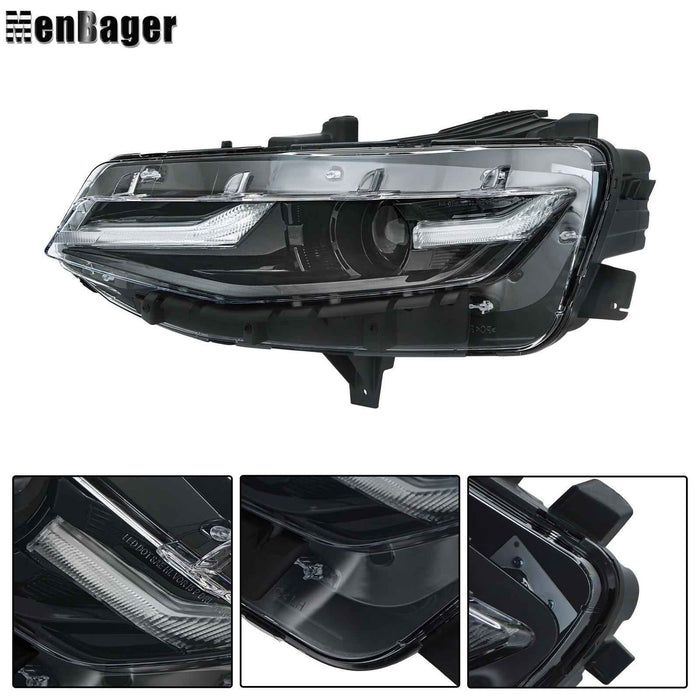 DURAFORCE For 2019-2024 Chevrolet Chevy Camaro LH/Left Headlight Replacement LED Housing