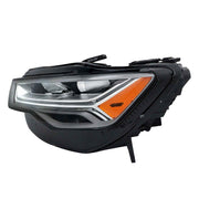 DURAFORCE Driver LED Headlight For Audi A6 S6 2016 2017 2018 Without Matrix Module Black