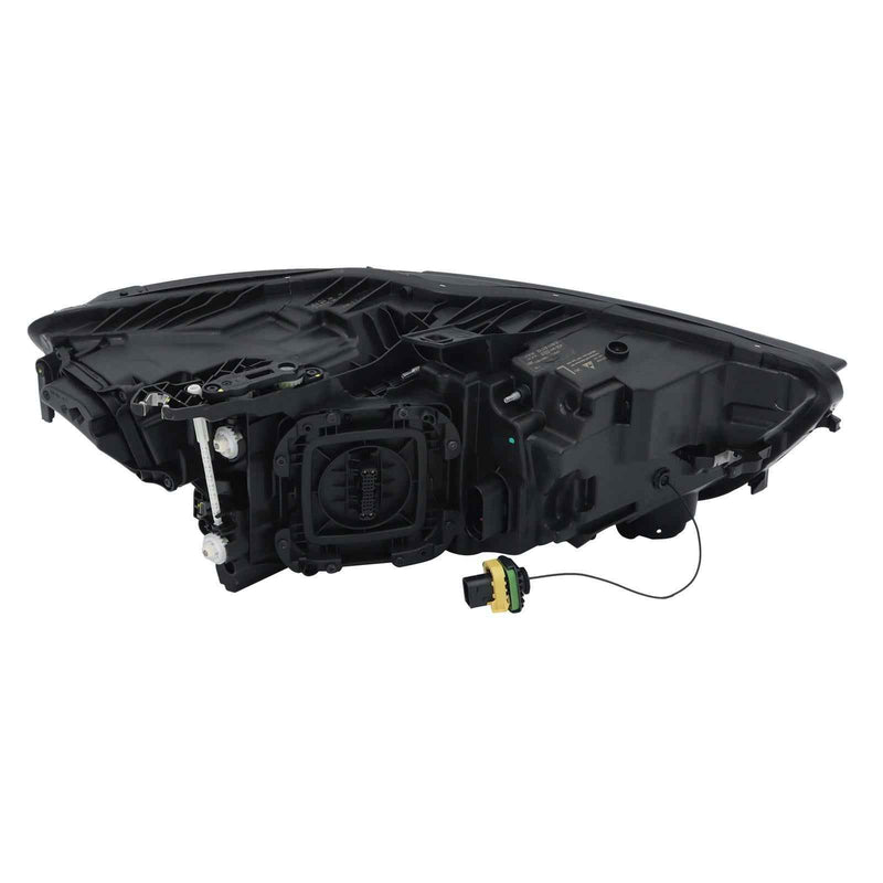 DURAFORCE Driver LED Headlight For Audi A6 S6 2016 2017 2018 Without Matrix Module Black