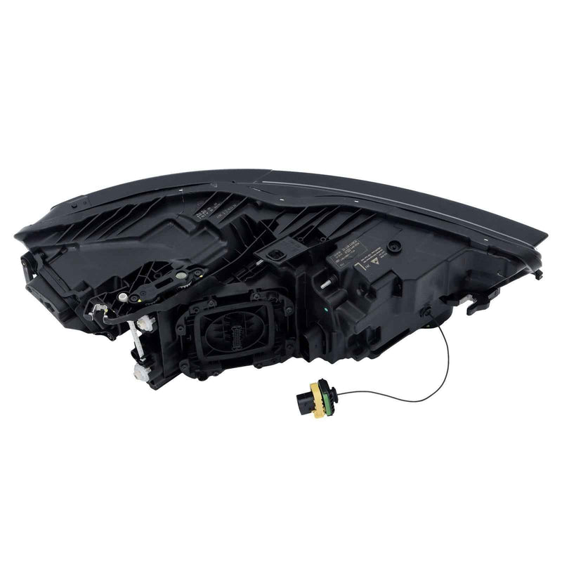 DURAFORCE Driver LED Headlight For Audi A6 S6 2016 2017 2018 Without Matrix Module Black