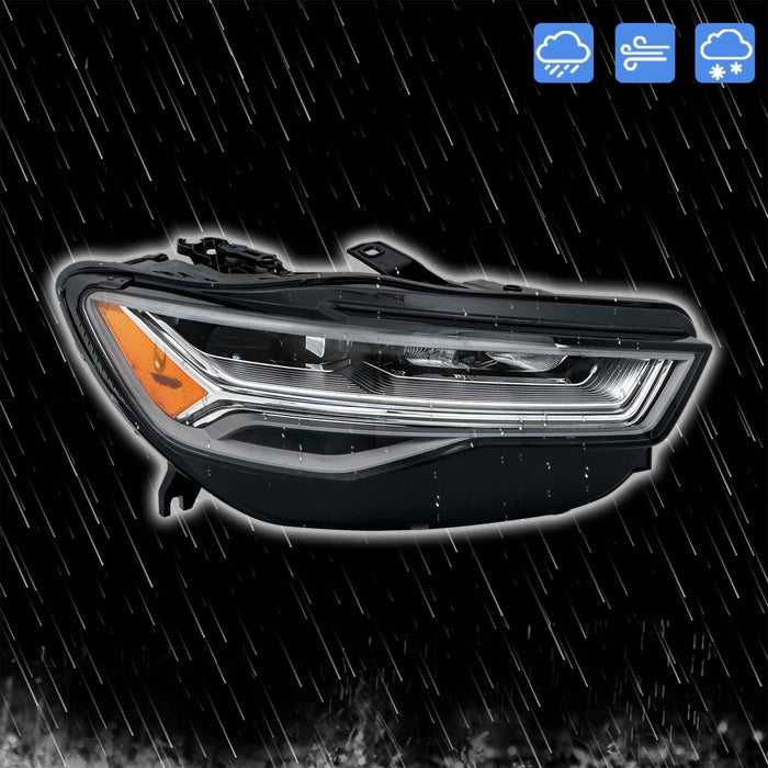 DURAFORCE Headlight Headlamp For 16 17 2018 Audi A6 S6 Without Matrix Module Right LED