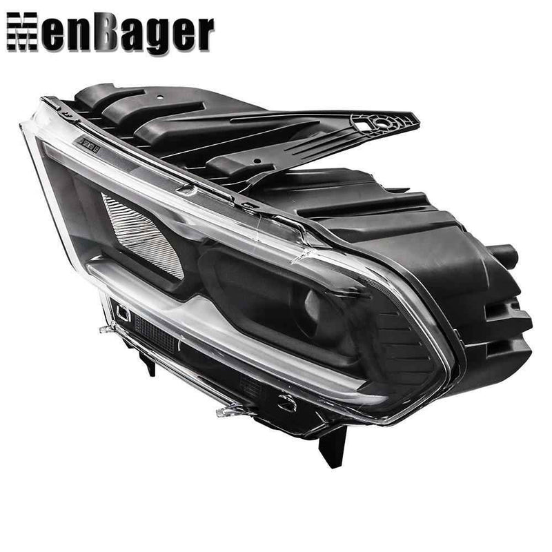 DURAFORCE Headlight Assembly Black For Dodge Durango 2021 2022 2023 Left Side LED Clear