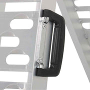 DURAFORCE 7.5' Aluminum Folding Loading Ramps For Truck Motorcycle Lawn Mower 2pcs ATV UTV