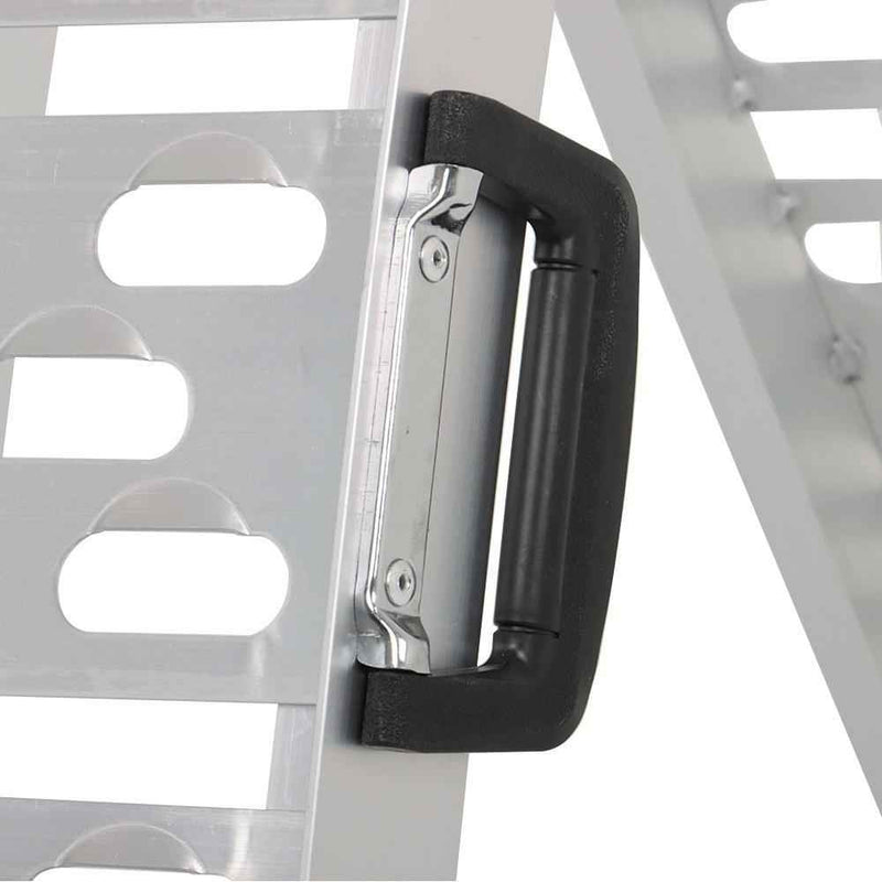 DURAFORCE 7.5' Aluminum Folding Loading Ramps For Truck Motorcycle Lawn Mower 2pcs ATV UTV