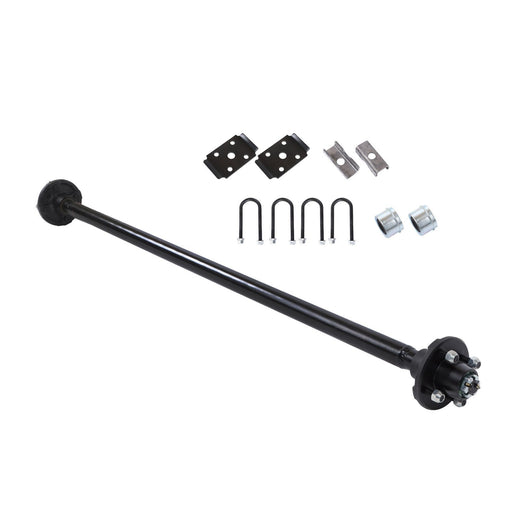 DURAFORCE 2000lbs Trailer Axle Boat Trailer Cargo 4 lug 56.5' Hub Face 46.5' Spring Center