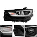 DURAFORCE Driver Headlight Assy Clear LED For 2021 2022 2023 Chrysler Pacifica Black Clear