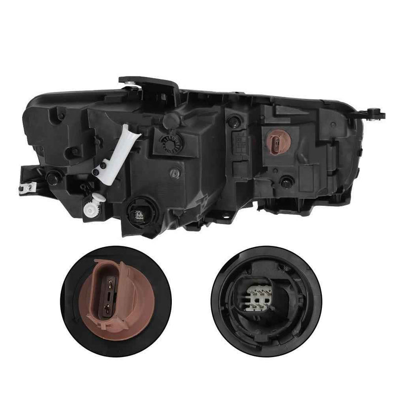 DURAFORCE Driver Headlight Assy Clear LED For 2021 2022 2023 Chrysler Pacifica Black Clear