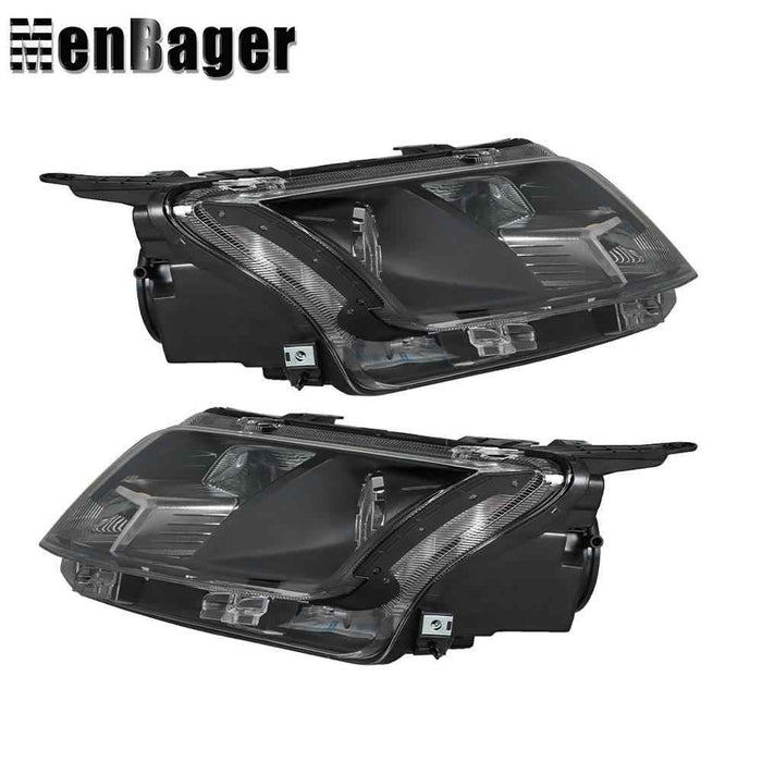 DURAFORCE Black Halogen Projector Headlight Assy Right&Left Side For 2010-2012 Ford Fusion