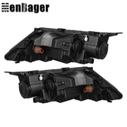 DURAFORCE Black Halogen Projector Headlight Assy Right&Left Side For 2010-2012 Ford Fusion