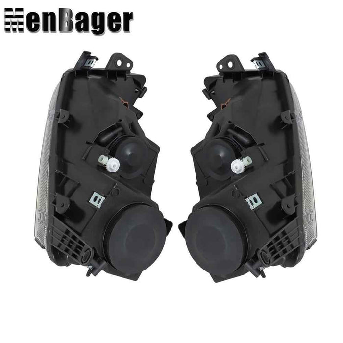 DURAFORCE Black Halogen Projector Headlight Assy Right&Left Side For 2010-2012 Ford Fusion