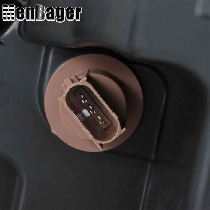 DURAFORCE Black Halogen Projector Headlight Assy Right&Left Side For 2010-2012 Ford Fusion