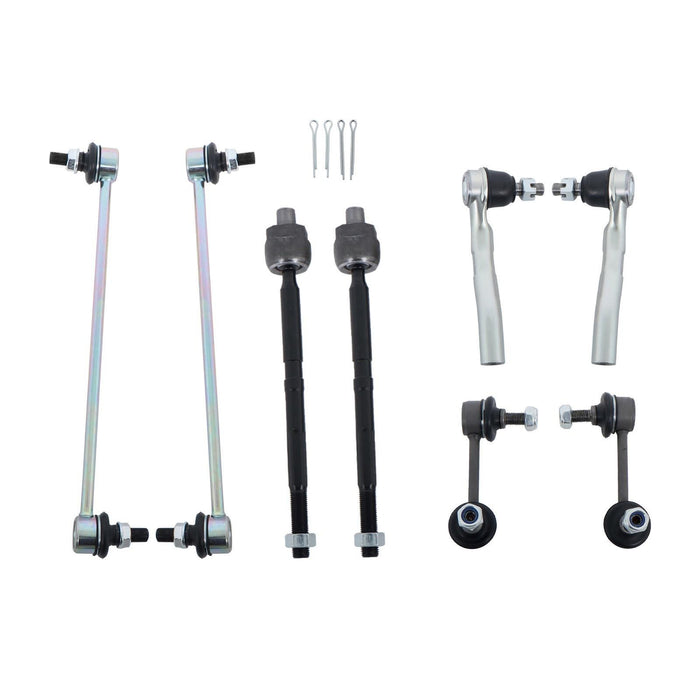 DURAFORCE K750156 Suspension Kit Control Arms Tie Rod Sway Bar Link For 12-14 Honda CR-V