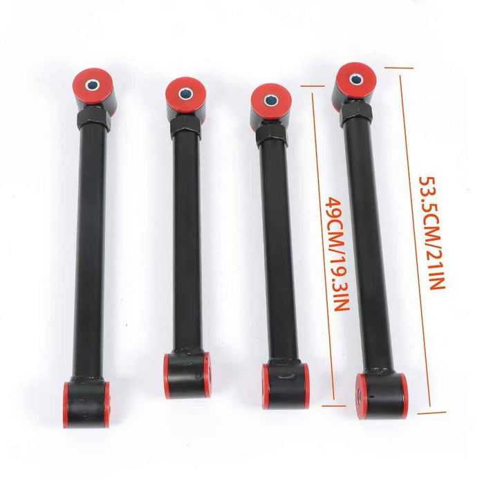 DURAFORCE 4Pcs Adjustable 0-6" Lift Front Upper Lower Control Arms For Dodge Ram 1994-2009