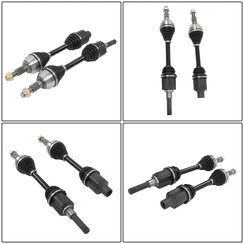 DURAFORCE For Chevy Equinox GMC Terrain 2010-17 2.4L Front CV Axle Shaft Set Left Right