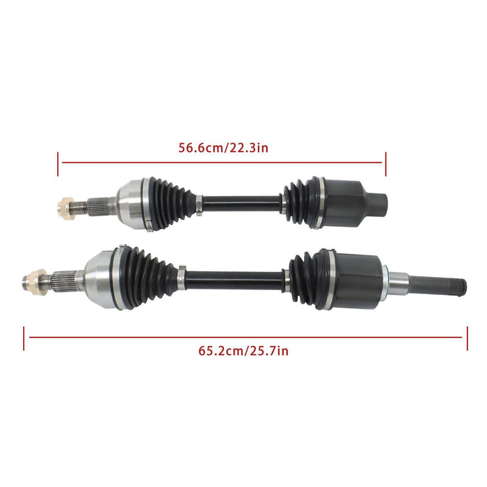 DURAFORCE For Chevy Equinox GMC Terrain 2010-17 2.4L Front CV Axle Shaft Set Left Right