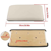 DURAFORCE Fit For Club Car DS Golf Cart 1981-2000.5 White Seat Bottom Cushion Leathers