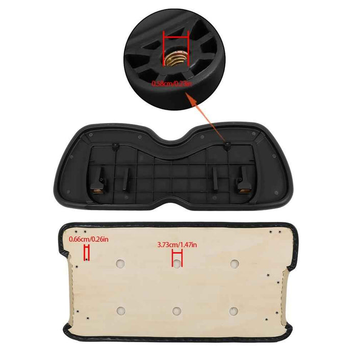 DURAFORCE New Fit For Club Car Golf Cart Precedent Beige Front Seat Cushion & Backrest