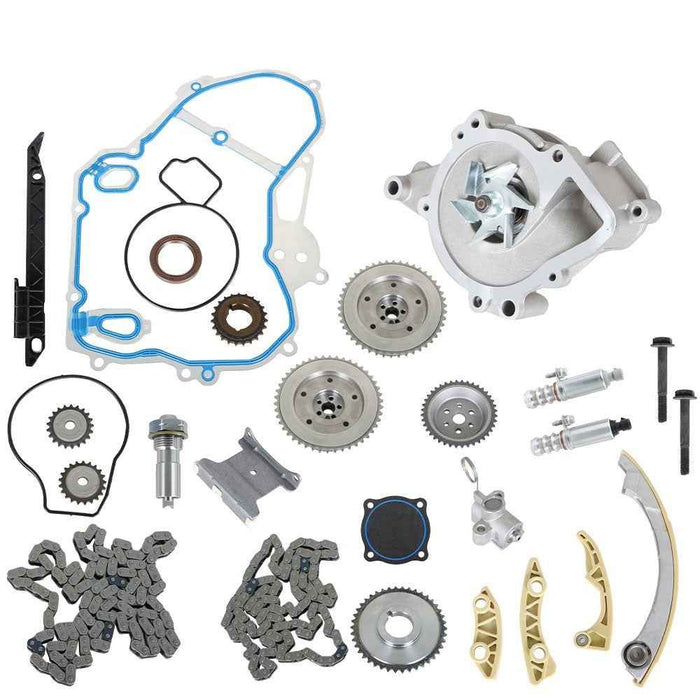 DURAFORCE For GMC 2.2L 2.4L Ecotec Timing Chain Kit VCT Selenoid Actuator & Water Pump
