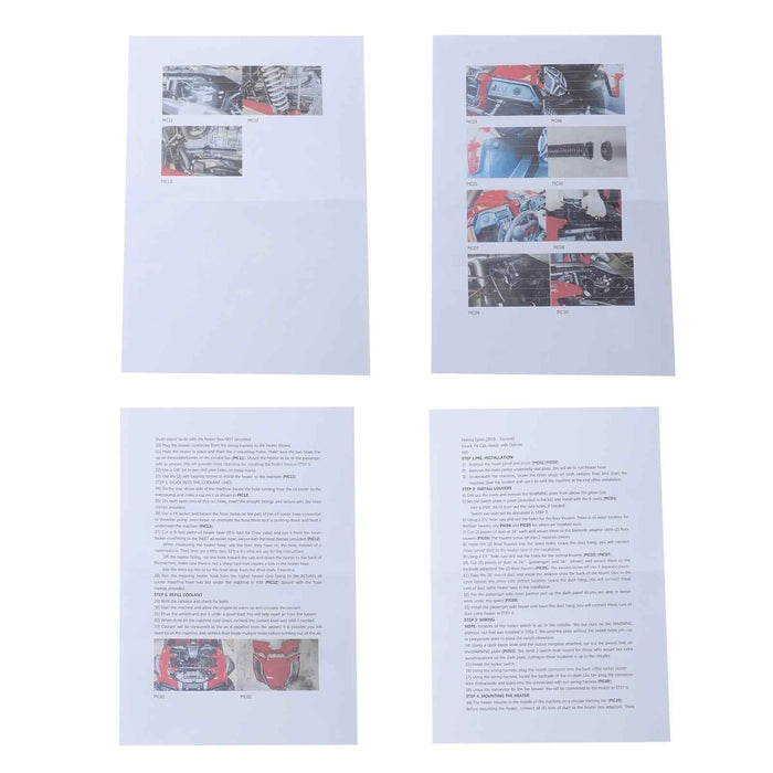 DURAFORCE Cab Heater Kit with Defrost For Honda Talon 2019-2020 SSHK920-00