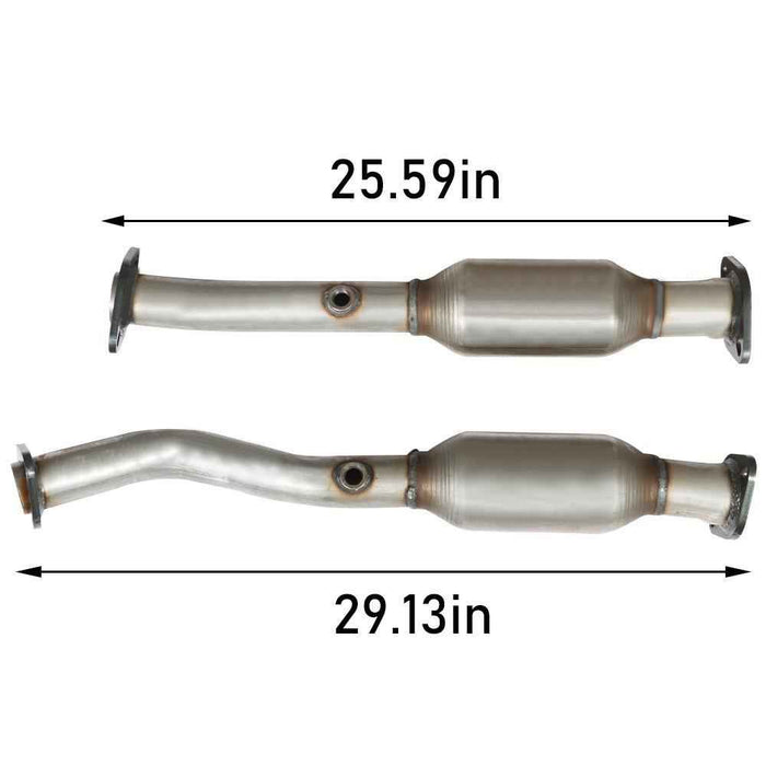 DURAFORCE For Nissan Titan 5.6L 2005-2014 Front+Rear+Right+Left Catalytic Converters Set