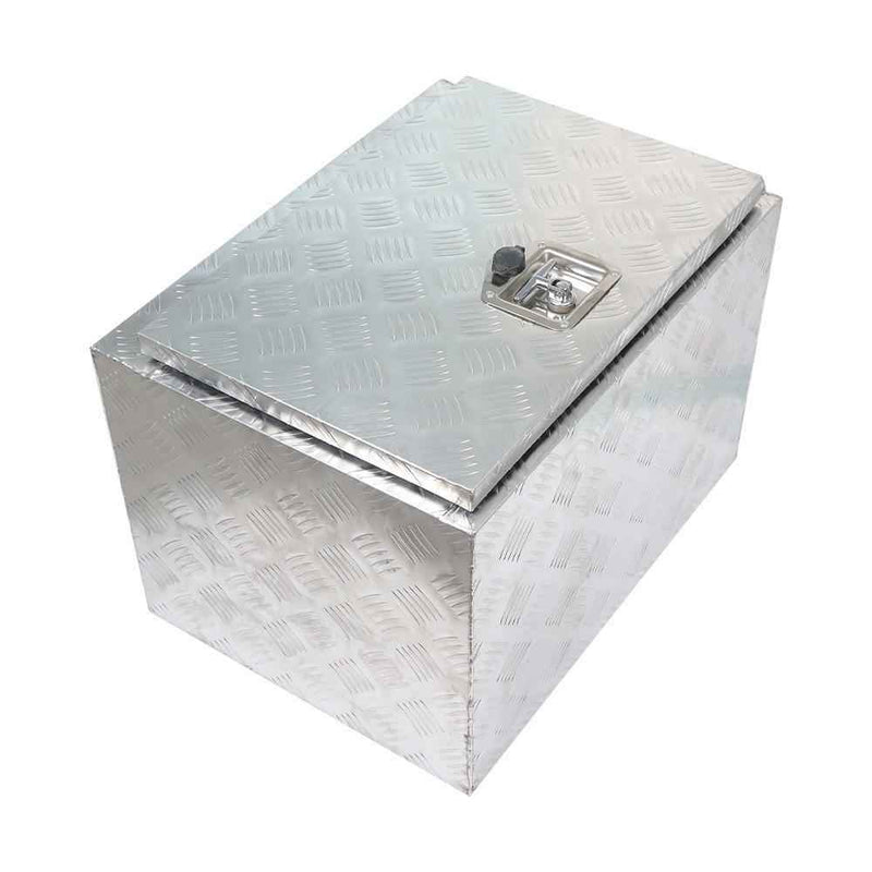 DURAFORCE Aluminum Tool Box 24" × 17" × 18" Trailer Flatbed Underbody Truck Bed Storage