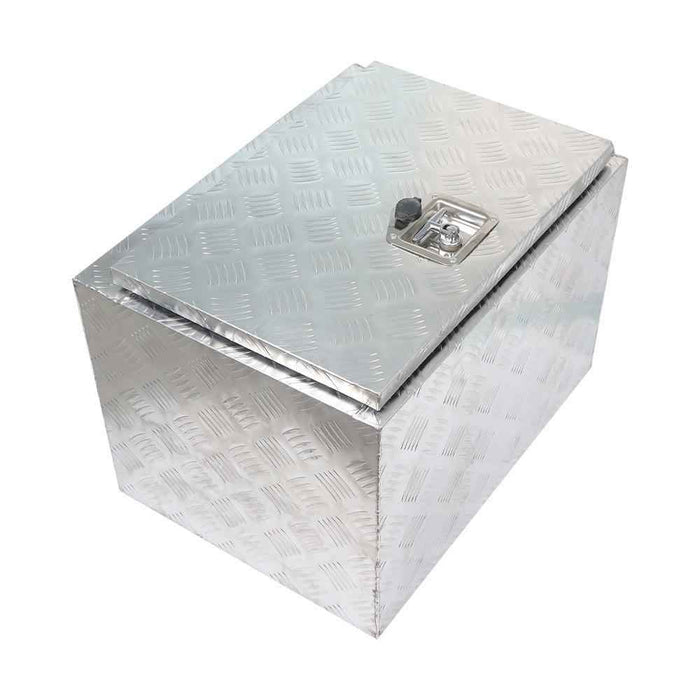 DURAFORCE Aluminum Tool Box 24" × 17" × 18" Trailer Flatbed Underbody Truck Bed Storage