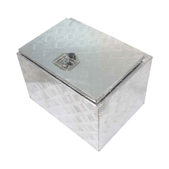 DURAFORCE Aluminum Tool Box 24" × 17" × 18" Trailer Flatbed Underbody Truck Bed Storage